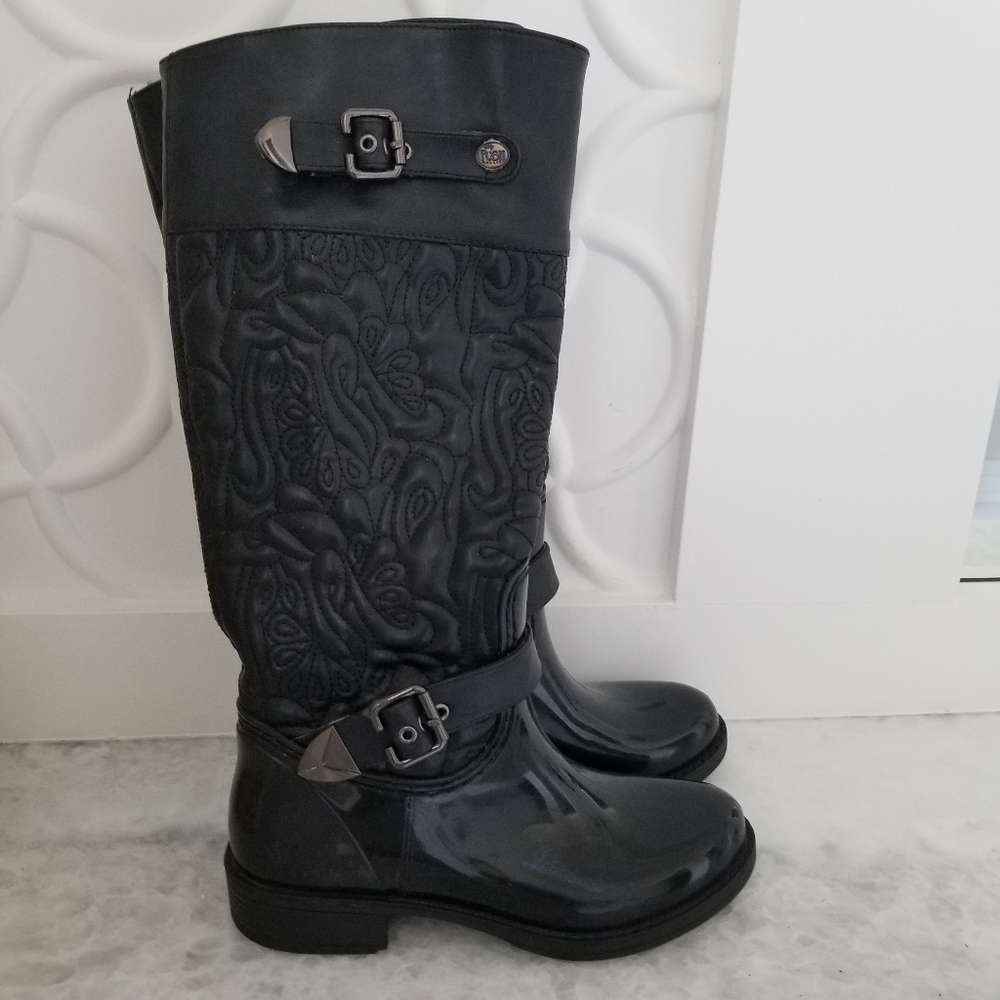 Posh Wellie boots sz 8